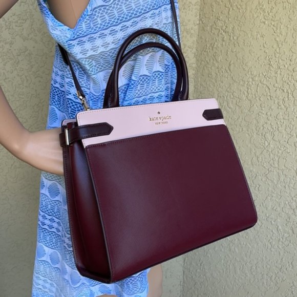 Kate Spade Staci Colorblock Large Satchel - Picture 16 of 16